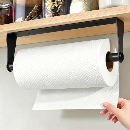 Under Cabinet Paper Towel Holder, Wall Mounted | Kitchen Towel Holder, SUS304 by GOWODOOO