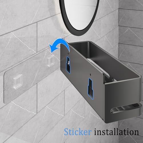 Bathroom Shower Caddy, No Drill Shower Shelves - Image 6
