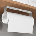 Paper Towel Holder Under Cabinet, Wall Mount, Adhesive or Drilling by Awarmhome