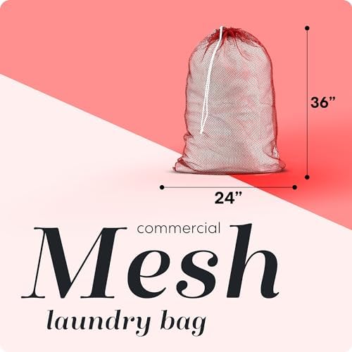 Handy Laundry Mesh XL Laundry Bags 2-Pack, 24 x 36 Inch Heavy Duty, Durable - Image 2