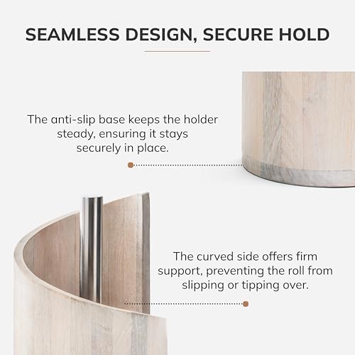 Anji Mountain Wooden Paper Towel Holder - Image 4
