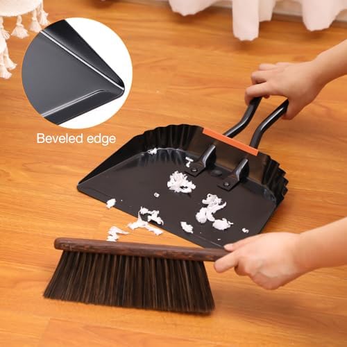 Mumufy 4 Pack 12" Heavy Duty Metal Dustpan - Image 5