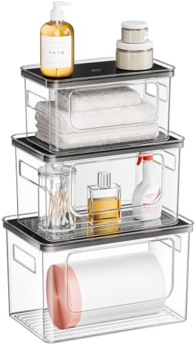 Plastic Trash Bag Holder Dispenser, Under Sink Organizer by SUBEKYU