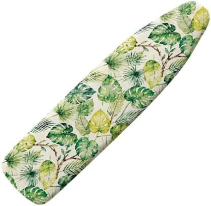 Monstera Print Ironing Board Cover Protector Dirt-Resistant Iron Board Cover by Wanzuoeng