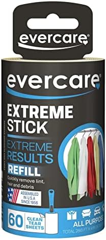 Evercare Lint Roller Refill Picks Up Lint, Dandruff 60 Layers by Evercare