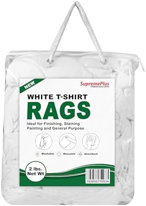 Premium White T-Shirt Cleaning Rags – White Cotton Rags - Image 2