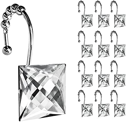 Sunlit Luxury Design Square Clear Diamond Crystal Gem Bling by Sunlit