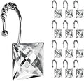 Sunlit Luxury Design Square Clear Diamond Crystal Gem Bling by Sunlit