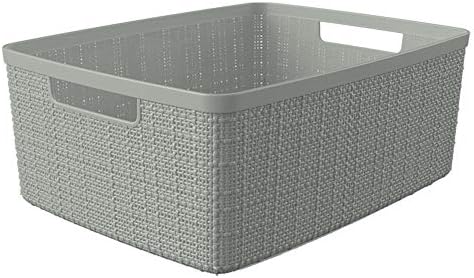 Curver Set of 6 Medium 12L Jute Decorative Plastic Organization and Storage - Image 3