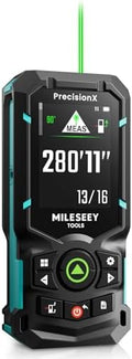 MILESEEY S50 Green Laser Distance Meter, 400 ft Laser Measure by MiLESEEY