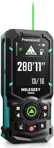 MILESEEY S50 Green Laser Distance Meter, 400 ft Laser Measure by MiLESEEY