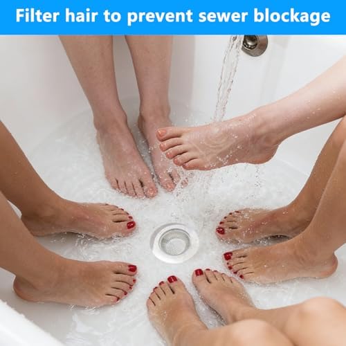 2PCS Sink Drain Strainer Set, 4.5 Inch Outer Diameter - Image 6