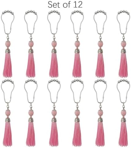 Boho Shower Curtain Hooks Set of 12 - Image 6