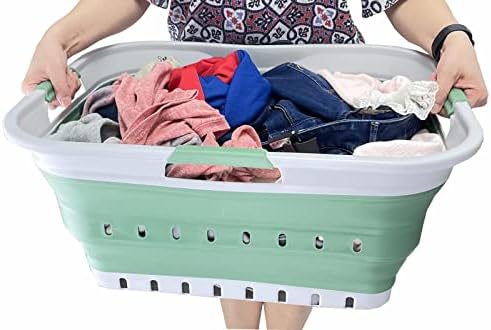 SAMMART 42L Collapsible Plastic Laundry Basket - Image 7