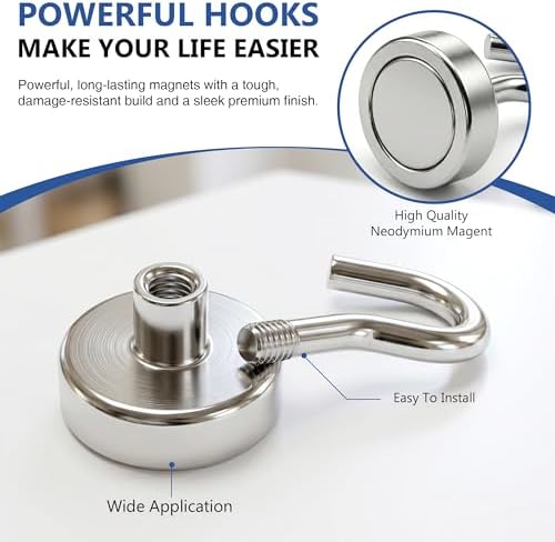 Magnetic Hooks, 2026 Cruise Cabin Ship Essentials Heavy Duty Strong Magnets - Image 4