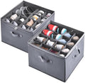 INSTY 2 Pack Shoe Organizer for Closet, Fits up to 32 Pairs, Adjustable by INSTY