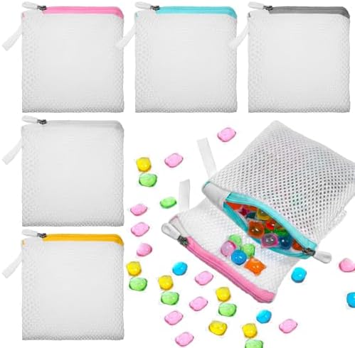 5 Pcs Small Mesh Laundry Bag Mini Lingerie Bags 5.5 x 4.7 Inch by Unknown
