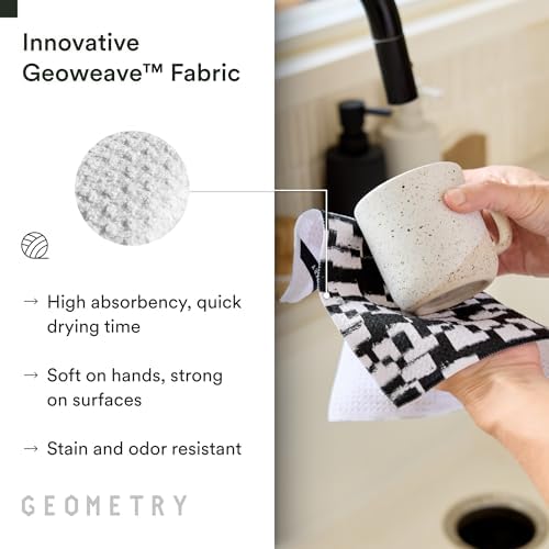 GEOMETRY Dishcloth – Evergreen Collection – Quick-Dry, Ultra-Absorbent - Image 4