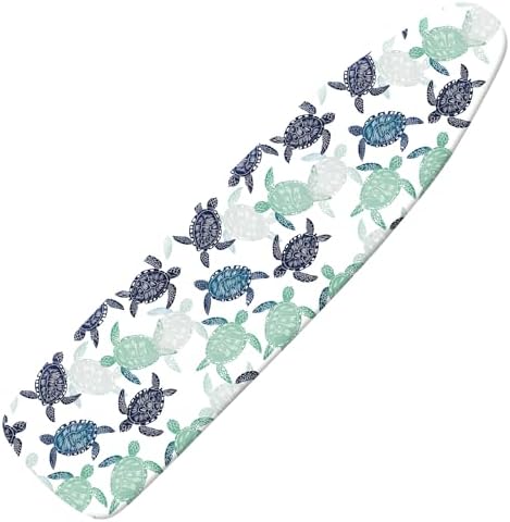 Ironing Board Cover and Pad 15x54 in, Sea Turtle Beach Ironing Board Cover by Cliduli