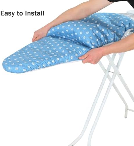 Ironing Board Cover and Pad Standard Size 15 x 54, 3 Pairs of Hook and Loop - Image 5