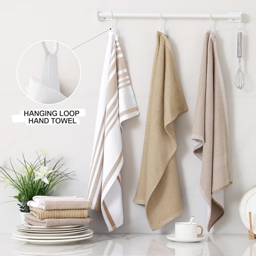 Homaxy Cotton 380 GSM Premium Kitchen Towels, 9 Pack - Image 3