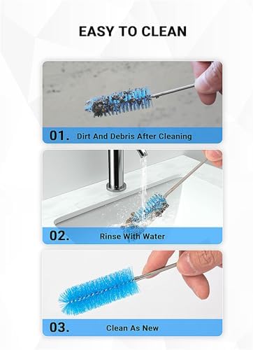 SARDVISA 66 Inch Drain Cleaning Brush, Flexible Long Pipe Cleanner Tool - Image 7