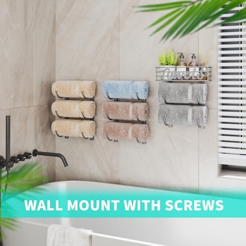 HapiRm Towel Racks for Bathroom Storage - Image 5