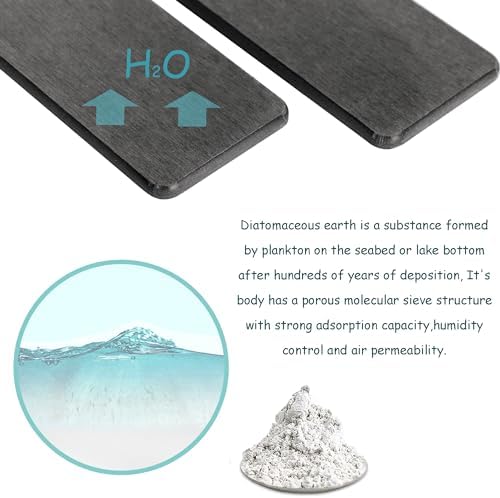 NiuYichee 2Pcs Stone Soap Trays Water Absorbing Diatomite Coaster - Image 3