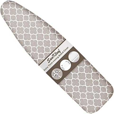 Ironing Board Cover and Pad Extra Thick Natural Cotton by SUNKLOOF