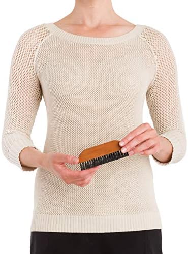 Redecker Natural Pig Bristle Pocket Clothes Brush - Image 3