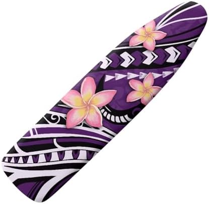 Purple Boho Floral Ironing Board Cover by Daulesho