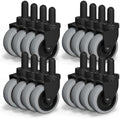 AAGUT Mop Bucket Casters Replacement 3" Set of 16, Non-Marking by AAGUT