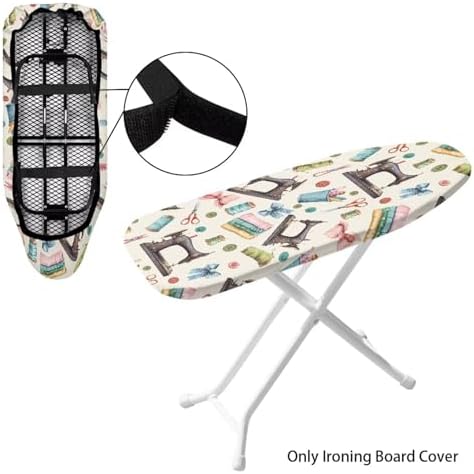 Sewing Pattern Mini Ironing Board Cover Washable Table Top Ironing Board - Image 4