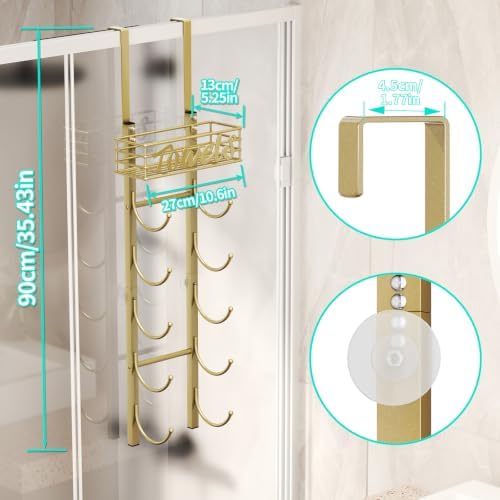 HapiRm Towel Racks for Bathroom Storage - Image 2