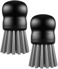 Mini Dish Brush for Cleaning Chicken Shredder, Long Bristles by SURETIVIAN