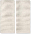 Jacquotha Waffle Hand Towels 2-Piece – Cotton, Quick Dry, Lint Free, 13” x 29” by Jacquotha