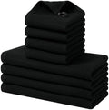 Homaxy 8 Pack 100% Cotton Kitchen Towels and Dishcloths Set by Homaxy