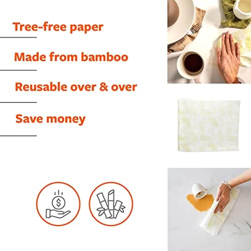 Full Circle Tough Sheets Reusable Plant-based Paper Towels – Super-Absorbent - Image 4
