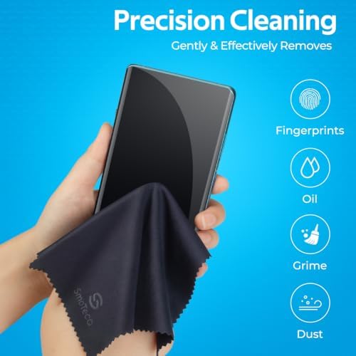 SmoTecQ 6 Pack Premium Microfiber Glasses Cleaning Cloths - Image 5