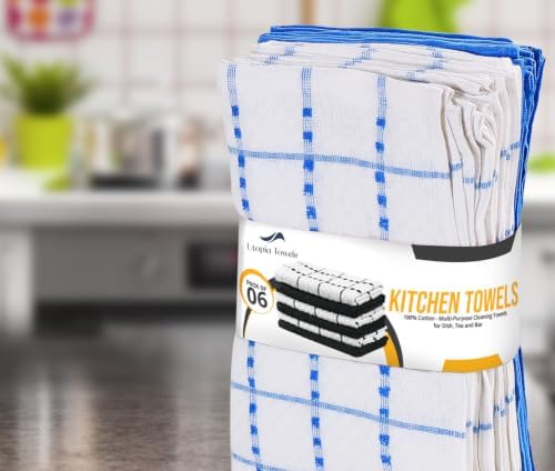 Utopia Towels Kitchen Towels 12 Pack 15x25 Inch Ring Spun Cotton Blue - Image 6