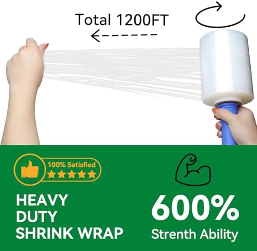 Plastic Stretch Film Shrink Wrap Roll - Image 3