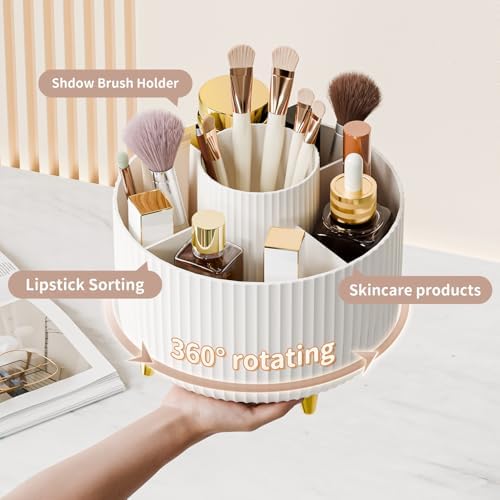 fanado 360° Rotate Makeup Brush Holder Organizer, Makeup Organizers Countertop - Image 2