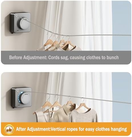 Retractable Clothes Line Outdoors Indoor, Retractable Clothesline Outdoor - Image 7