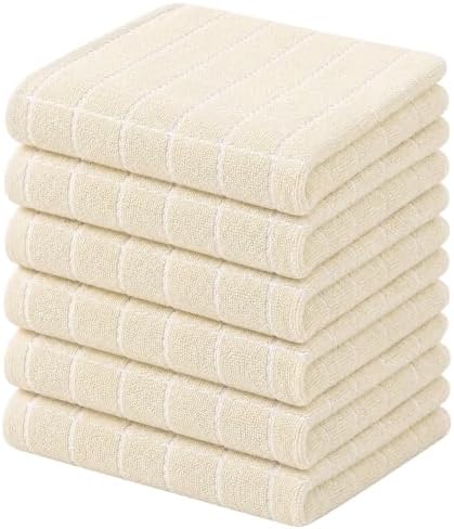 Kitinjoy 100% Cotton Terry Kitchen Towels, 13”x 28” by Kitinjoy