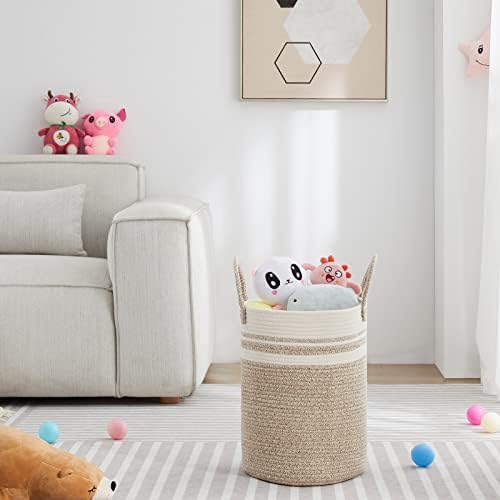 VIPOSCO 30L Small Woven Laundry Basket Hamper - Image 4