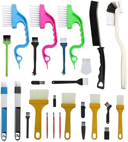 26Pcs Small Cleaning Brush, Crevice Cleaning Brushes by CRAFNEW