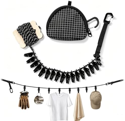 Retractable Portable Travel Clothesline by Unknown
