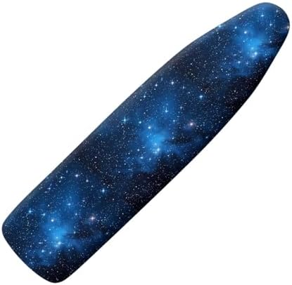 Black Star Night Steam Ironing Board Cover, Abstract Starry Night 15x54 Inch by Daulesho