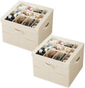 PHINOX Shoe Organizer for Closet, Fits up to 16-24 Pairs, 2 Pack by PHINOX