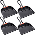 Mumufy 4 Pack 12" Heavy Duty Metal Dustpan by Mumufy
